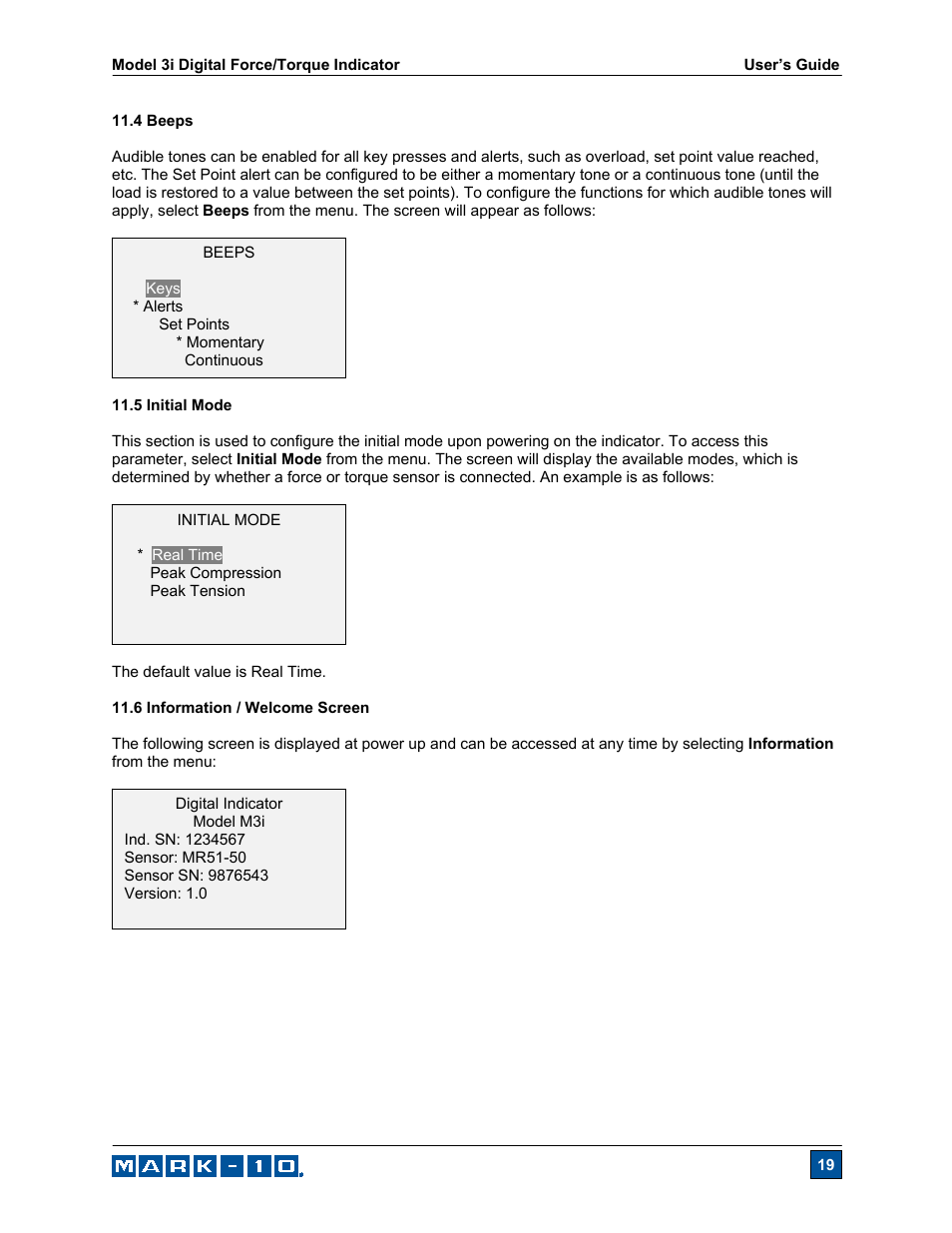 Checkline Series-3I User Manual | Page 20 / 24