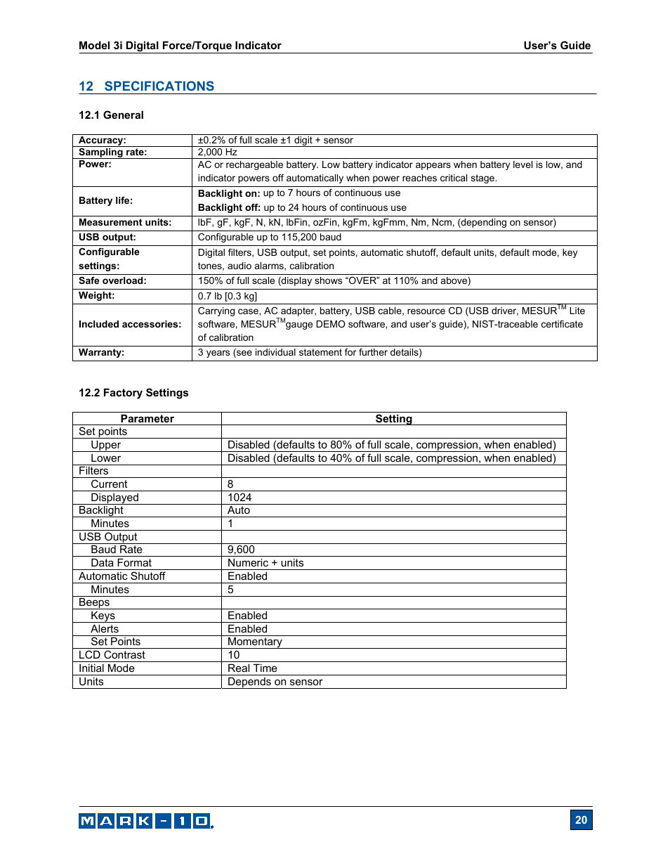 Checkline Series-3I User Manual | Page 21 / 24