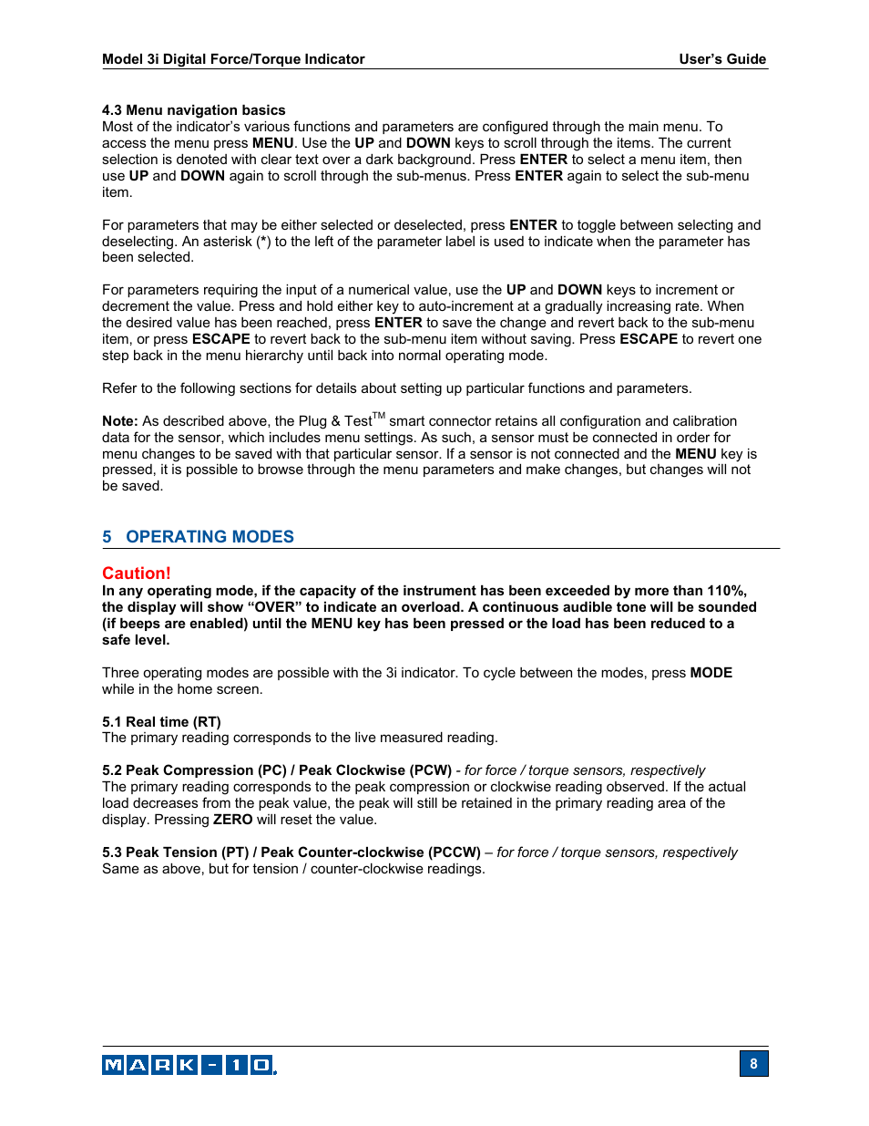 Checkline Series-3I User Manual | Page 9 / 24