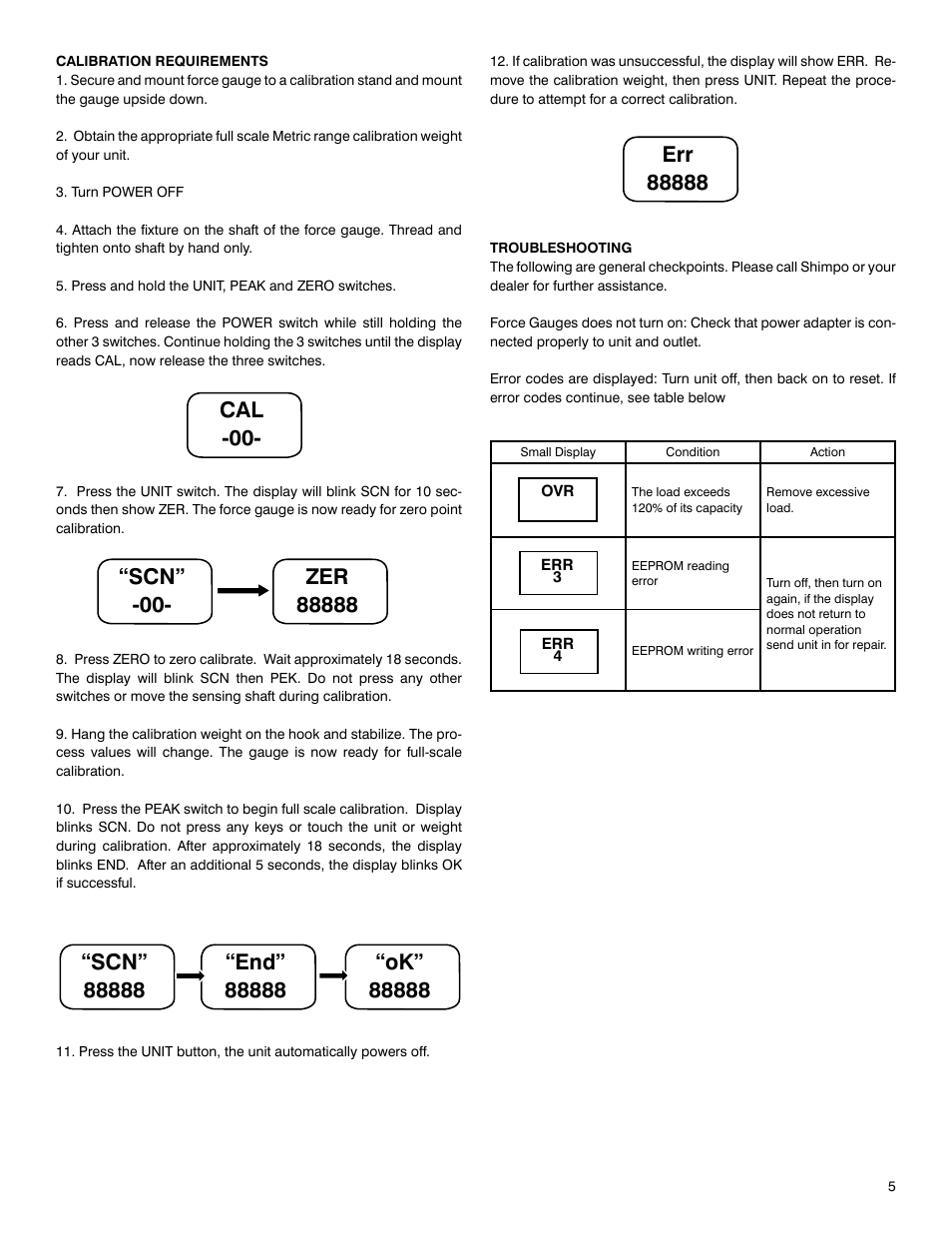 Checkline FGE-XY User Manual | Page 5 / 6