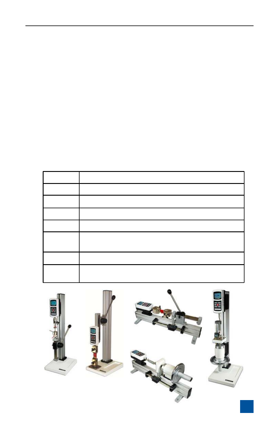 Unpacking and setting-up, List of included items | Checkline TSB100 User Manual | Page 3 / 10