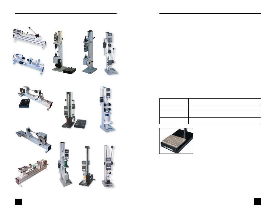 Other test stands by mark-10, Unpacking and setting up, List of included items | Checkline ES05 User Manual | Page 3 / 4
