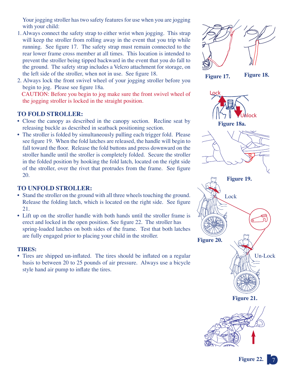 Baby Trend Expedition Jogging Stroller 9100 User Manual | Page 7 / 8
