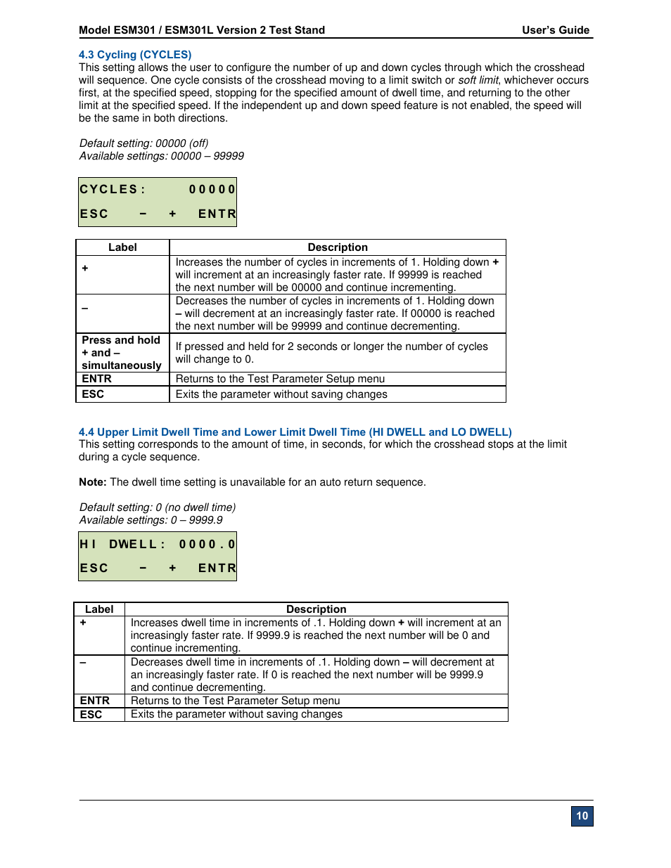 Checkline ESM301 User Manual | Page 10 / 27