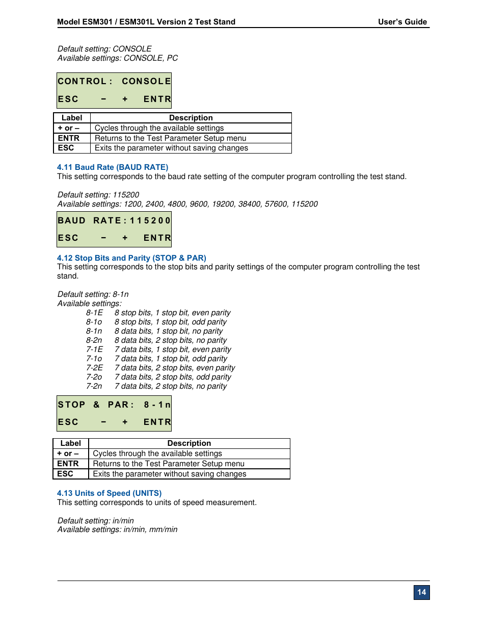 Checkline ESM301 User Manual | Page 14 / 27