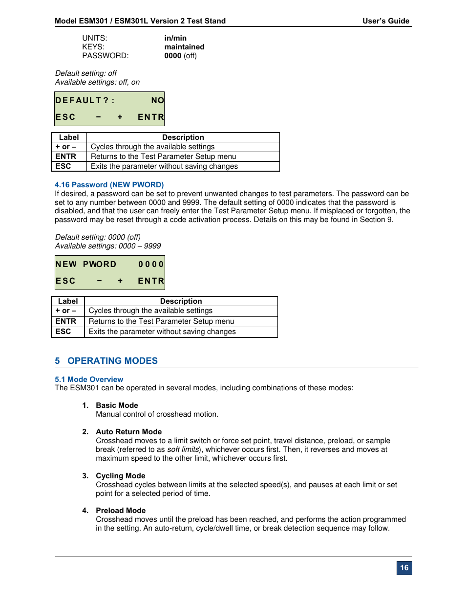 Checkline ESM301 User Manual | Page 16 / 27