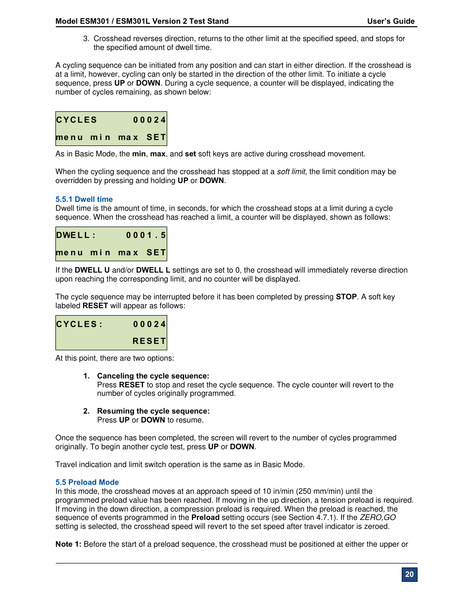 Checkline ESM301 User Manual | Page 20 / 27