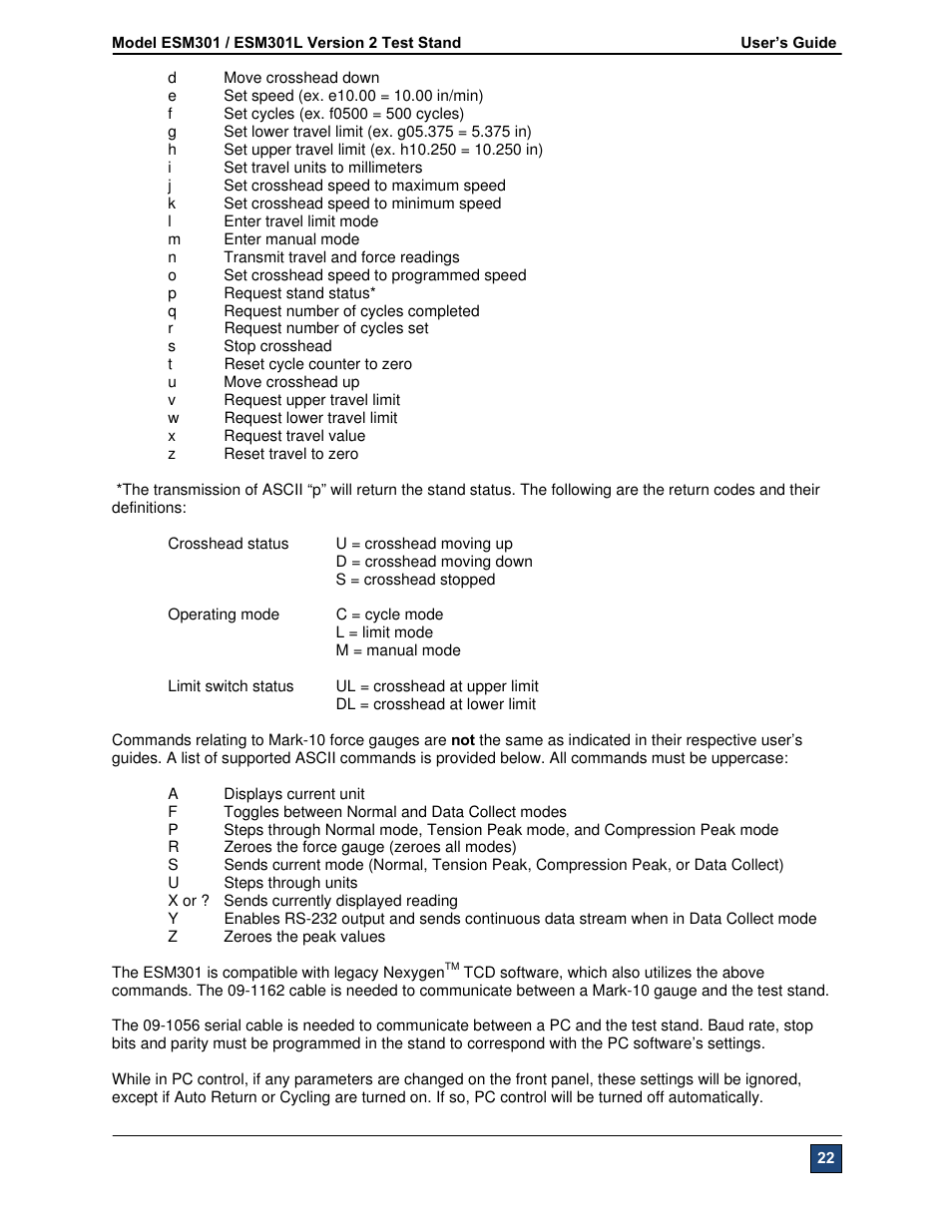 Checkline ESM301 User Manual | Page 22 / 27