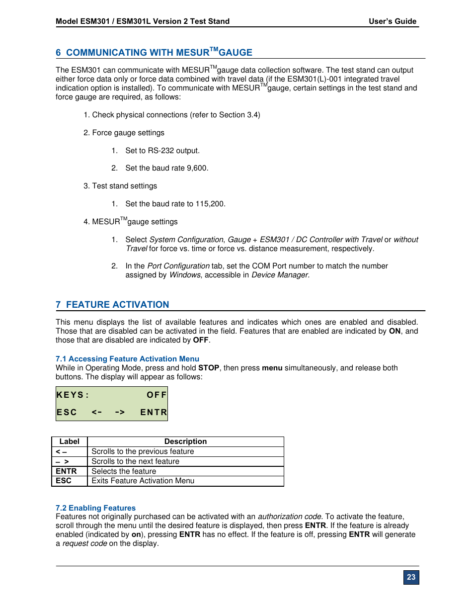 Checkline ESM301 User Manual | Page 23 / 27