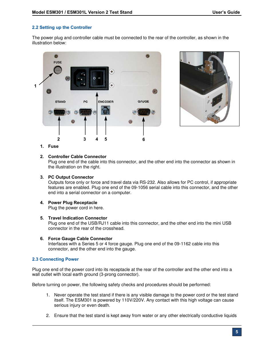 Checkline ESM301 User Manual | Page 5 / 27