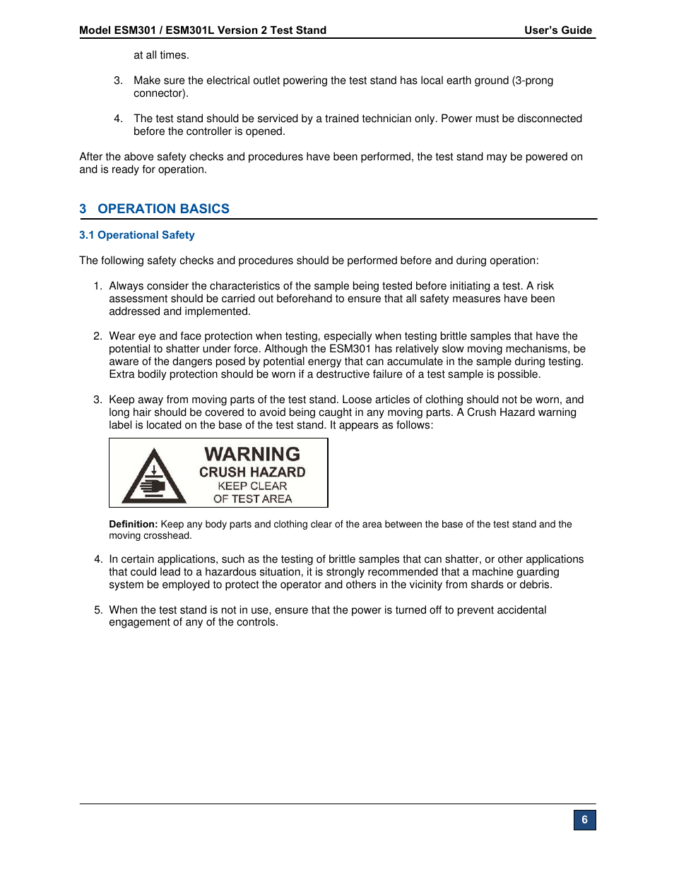 Checkline ESM301 User Manual | Page 6 / 27