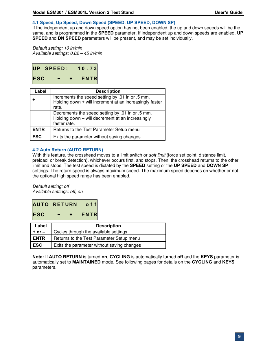 Checkline ESM301 User Manual | Page 9 / 27