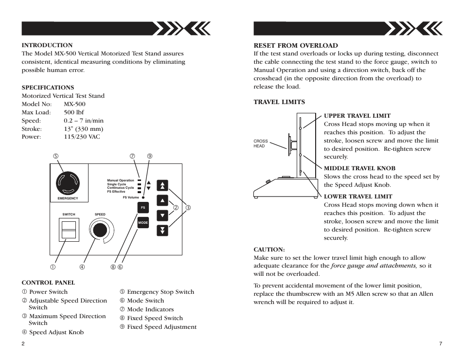 Checkline MX-500 User Manual | Page 2 / 4