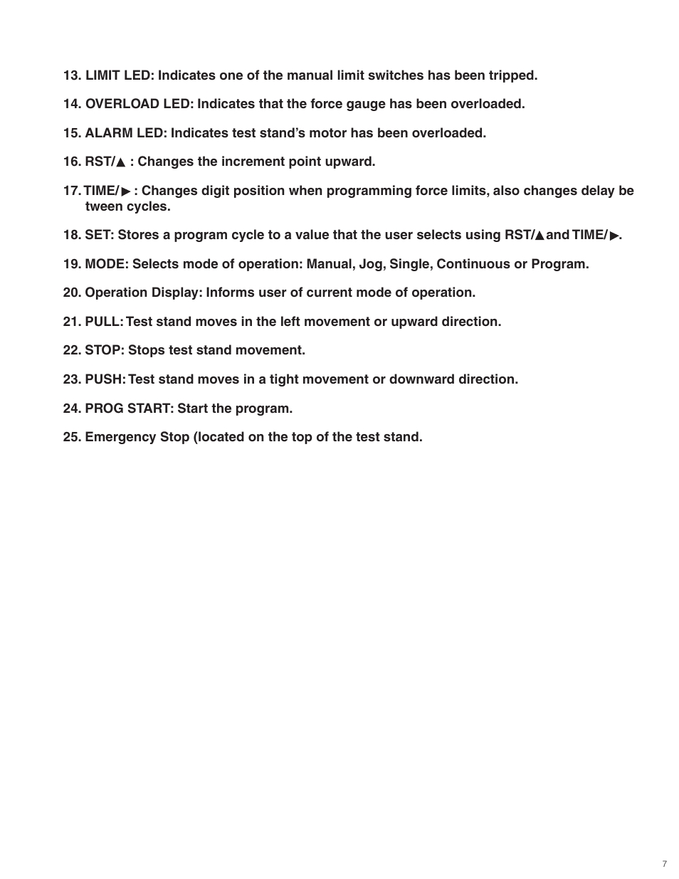 Checkline FGS-100PX User Manual | Page 7 / 20