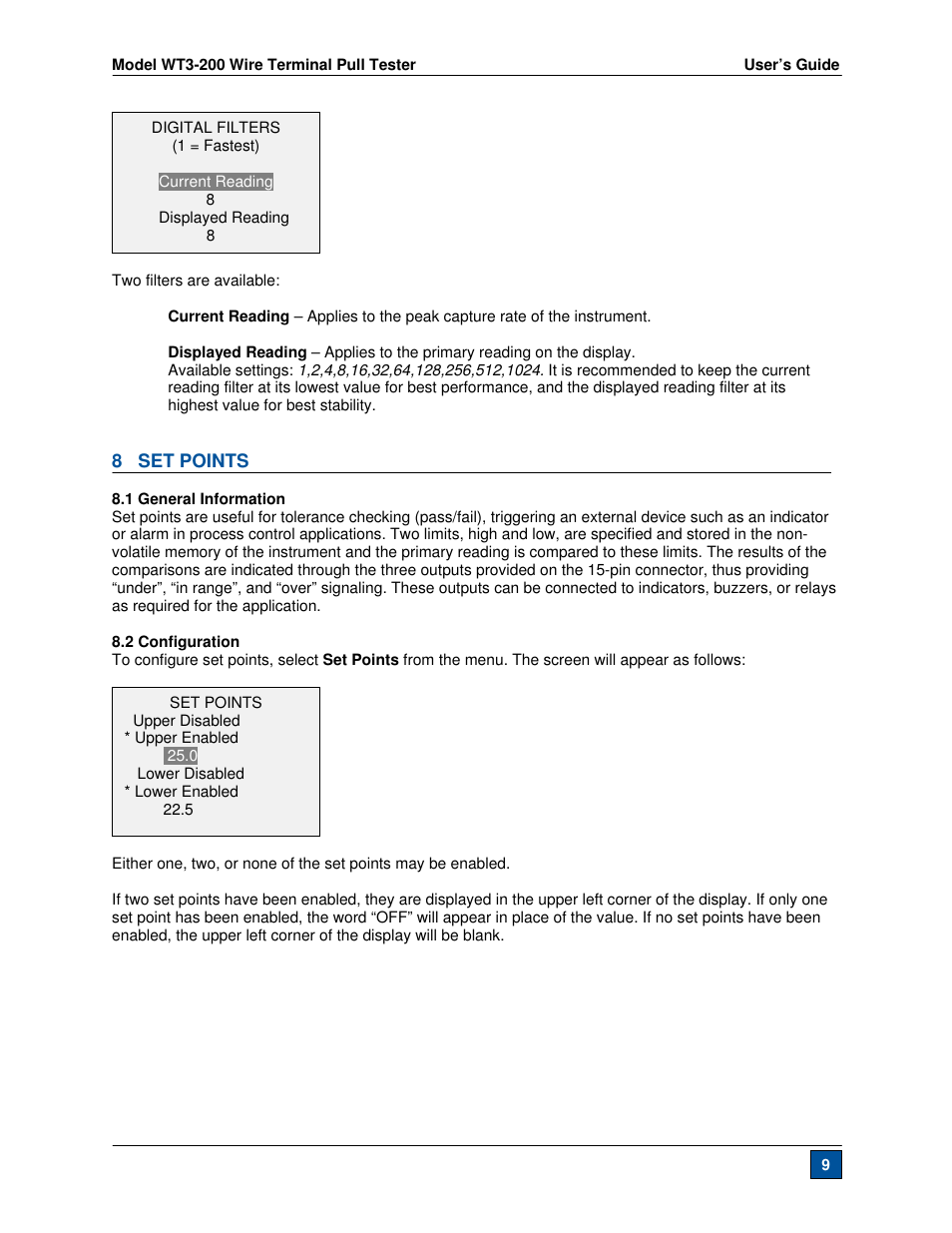 Checkline WT3-200 User Manual | Page 10 / 29