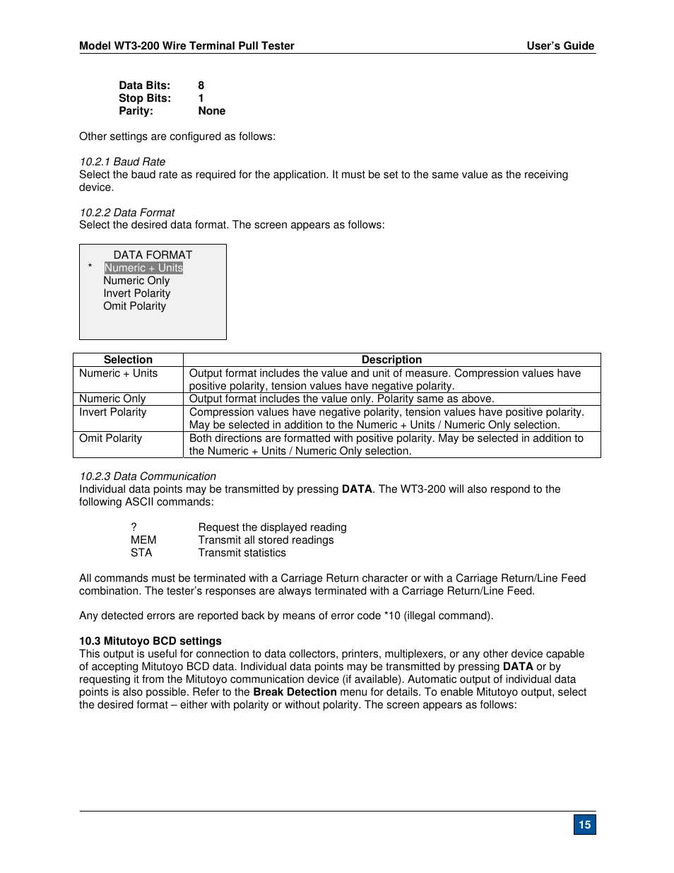 Checkline WT3-200 User Manual | Page 16 / 29