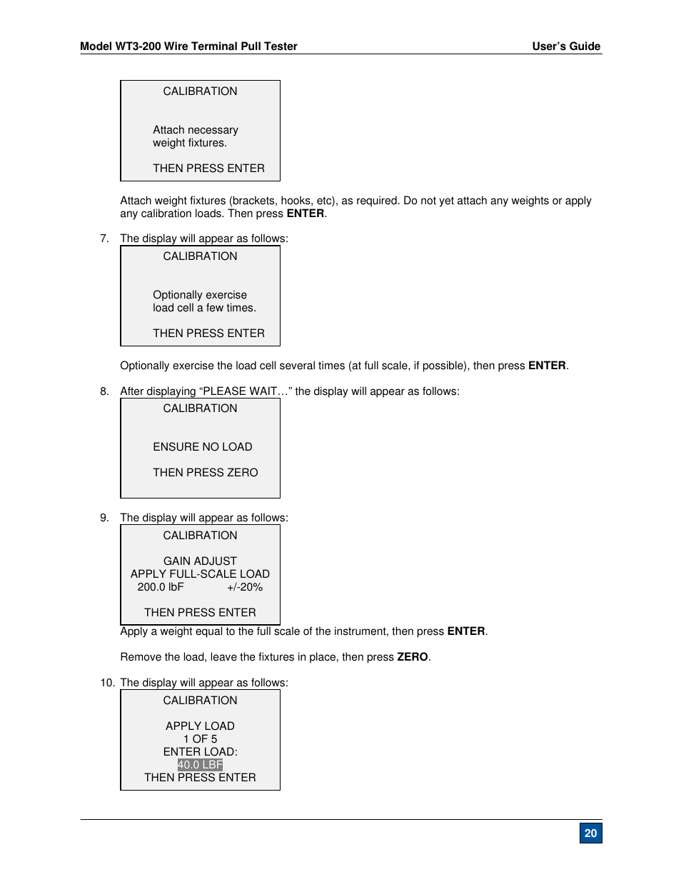 Checkline WT3-200 User Manual | Page 21 / 29