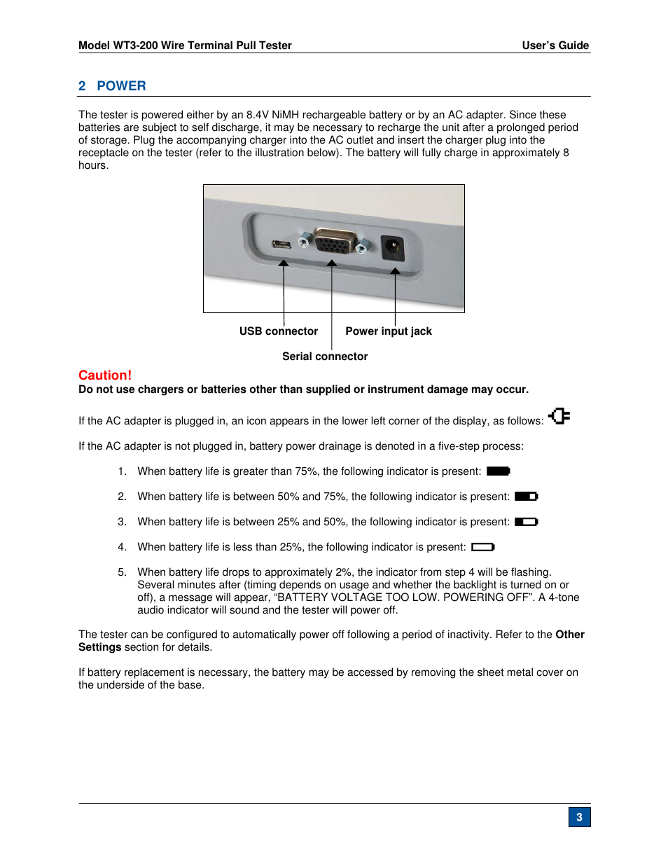 Checkline WT3-200 User Manual | Page 4 / 29