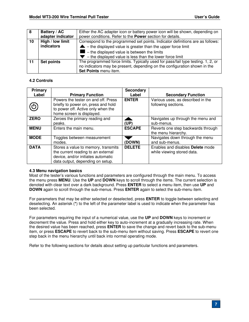 Checkline WT3-200 User Manual | Page 8 / 29