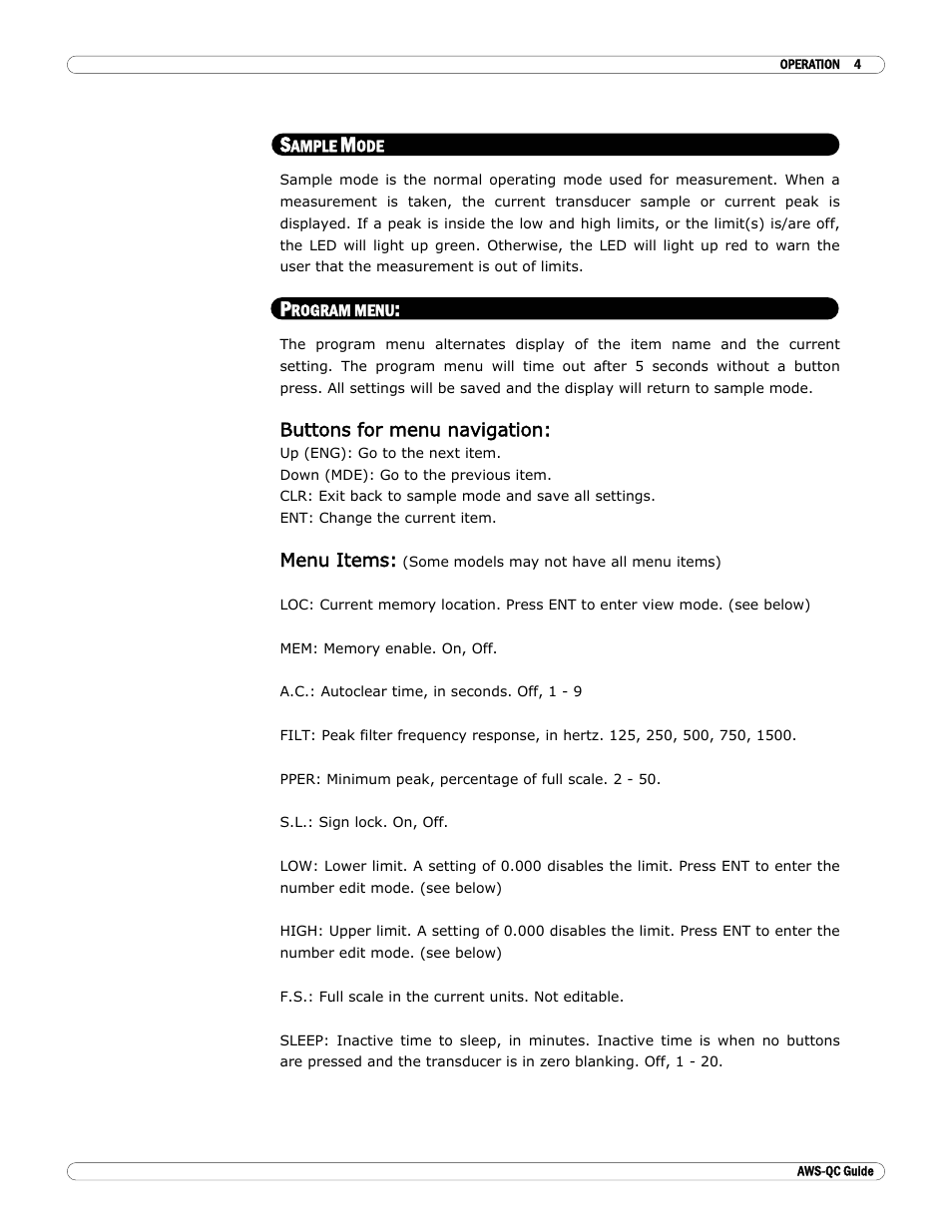 Checkline TT-QC User Manual | Page 4 / 10