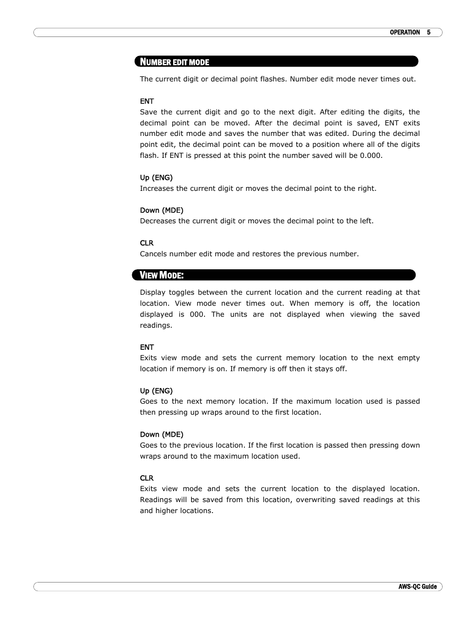 Checkline TT-QC User Manual | Page 5 / 10