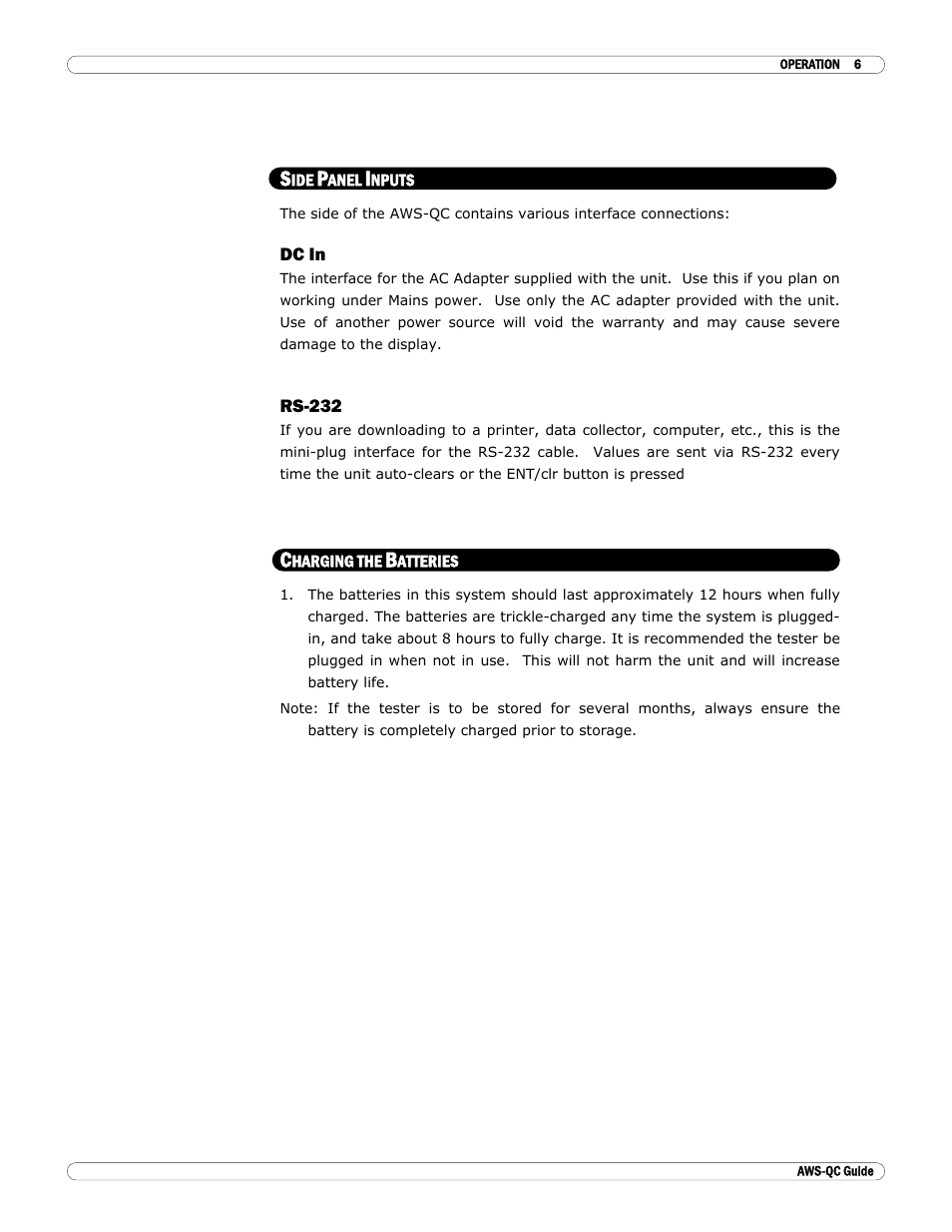 Checkline TT-QC User Manual | Page 6 / 10