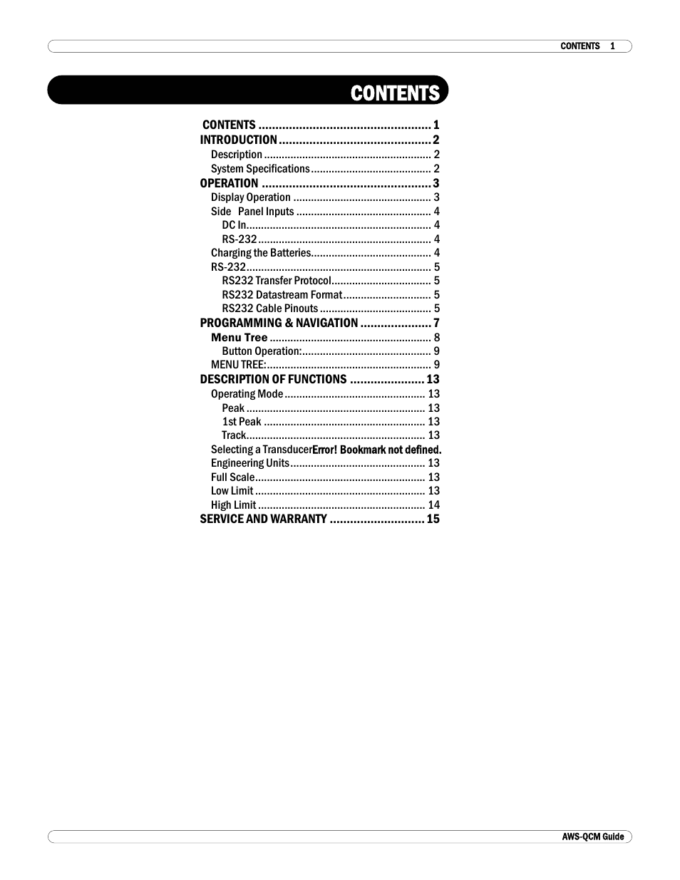 Checkline TT-QCM User Manual | Page 2 / 16