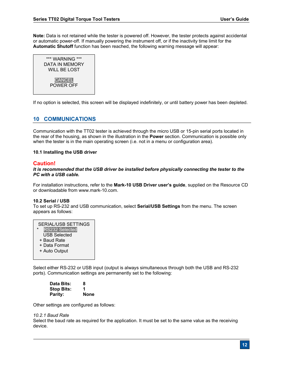 Checkline TT02 User Manual | Page 13 / 28