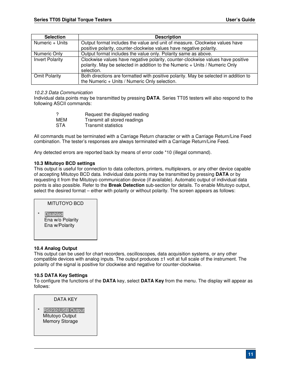 Checkline TT05 User Manual | Page 12 / 26