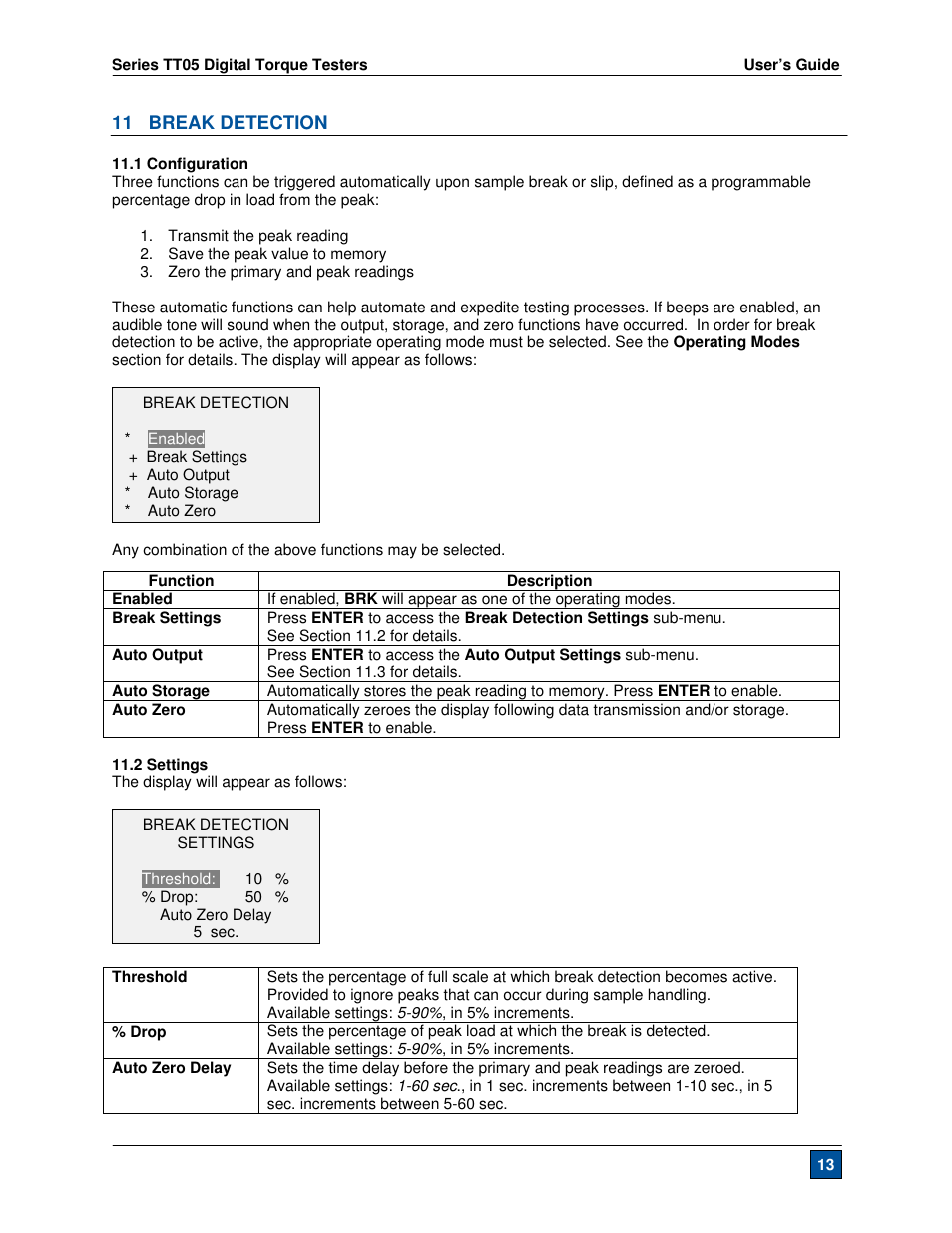 Checkline TT05 User Manual | Page 14 / 26