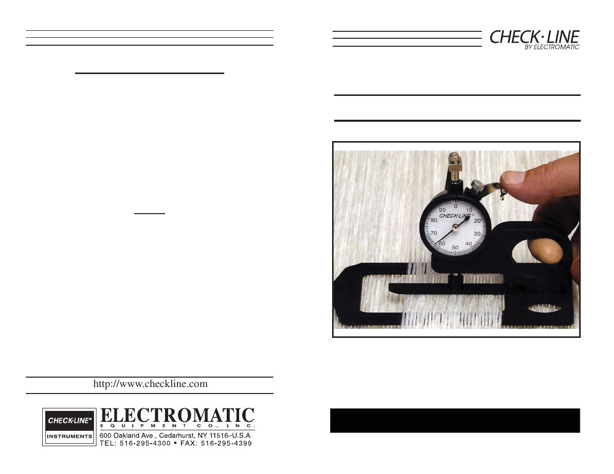 Checkline R52 User Manual | 2 pages
