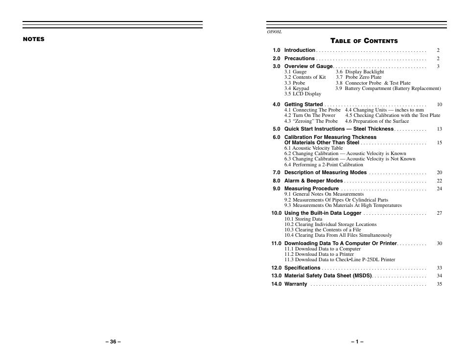 Checkline TI-25DL User Manual | 19 pages