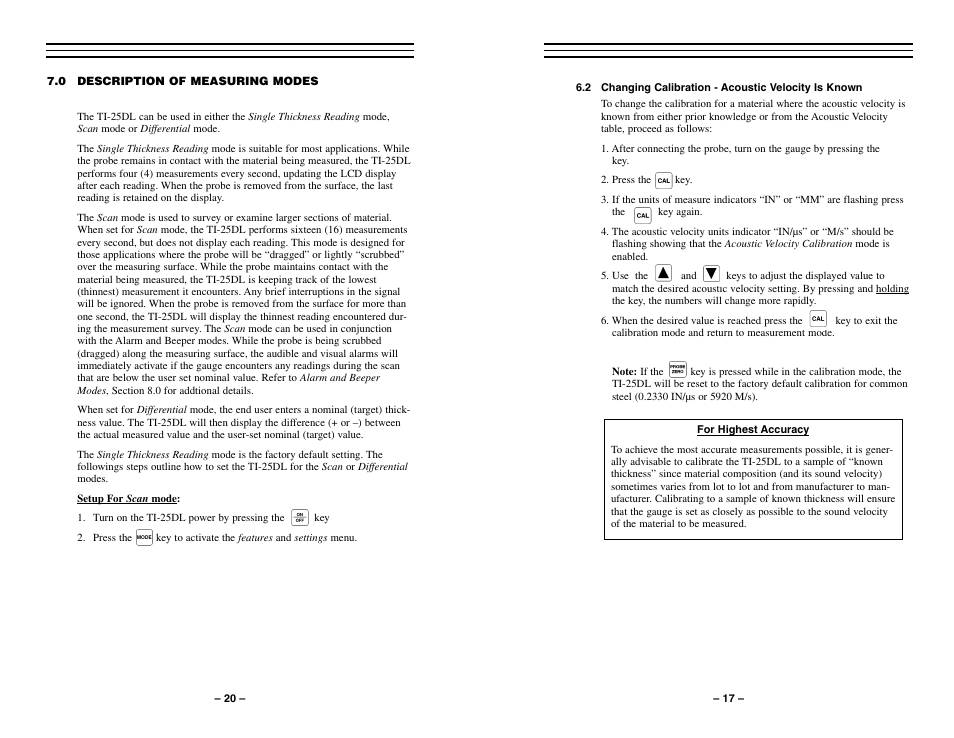 Checkline TI-25DL User Manual | Page 17 / 19