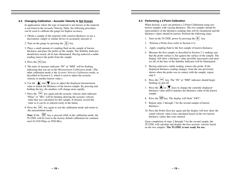 Checkline TI-25DL User Manual | Page 18 / 19