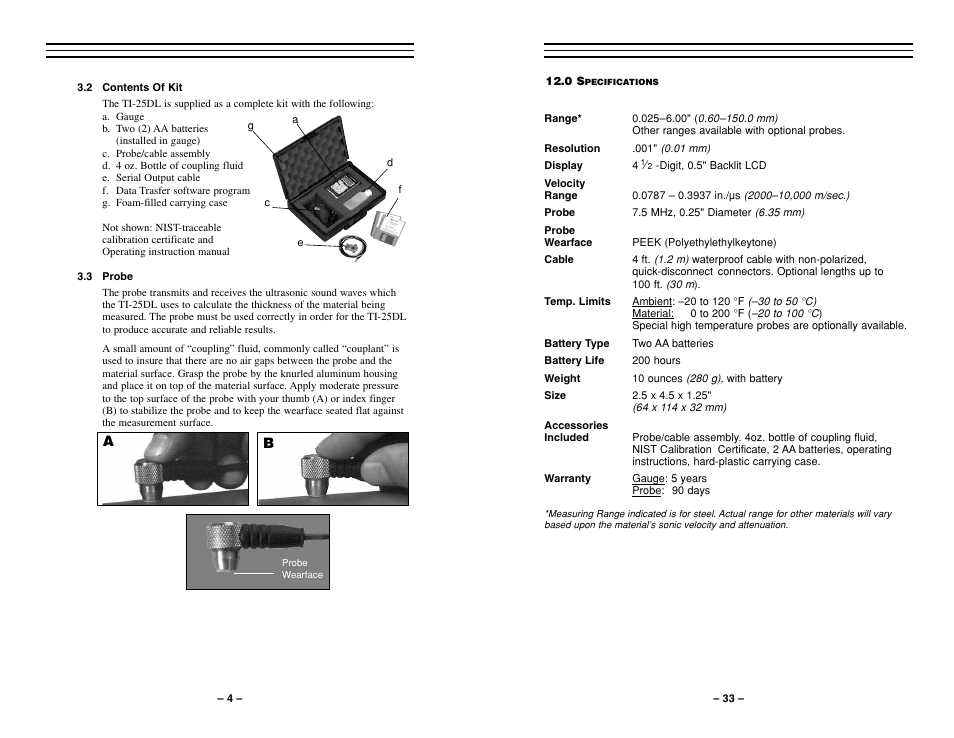 Checkline TI-25DL User Manual | Page 4 / 19