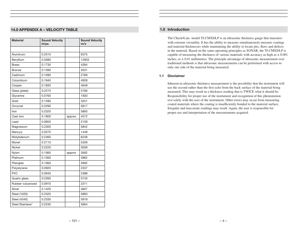 Checkline TI-CMXDLP User Manual | Page 4 / 54