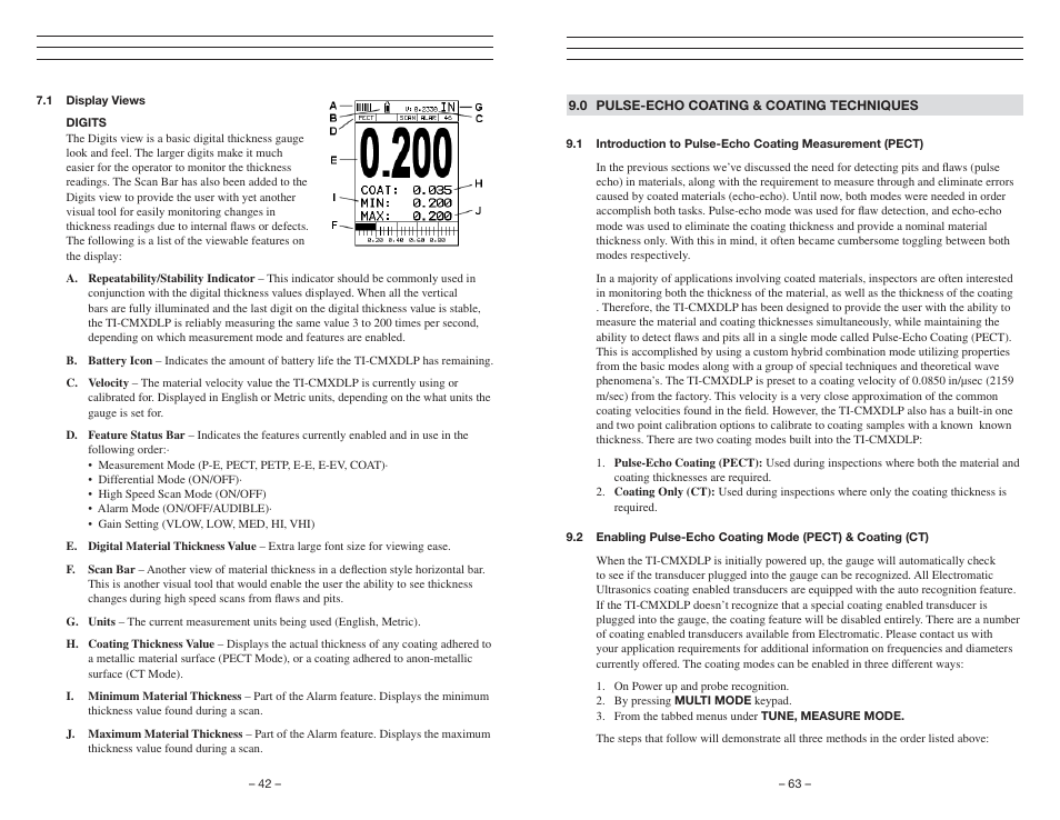 Checkline TI-CMXDLP User Manual | Page 42 / 54