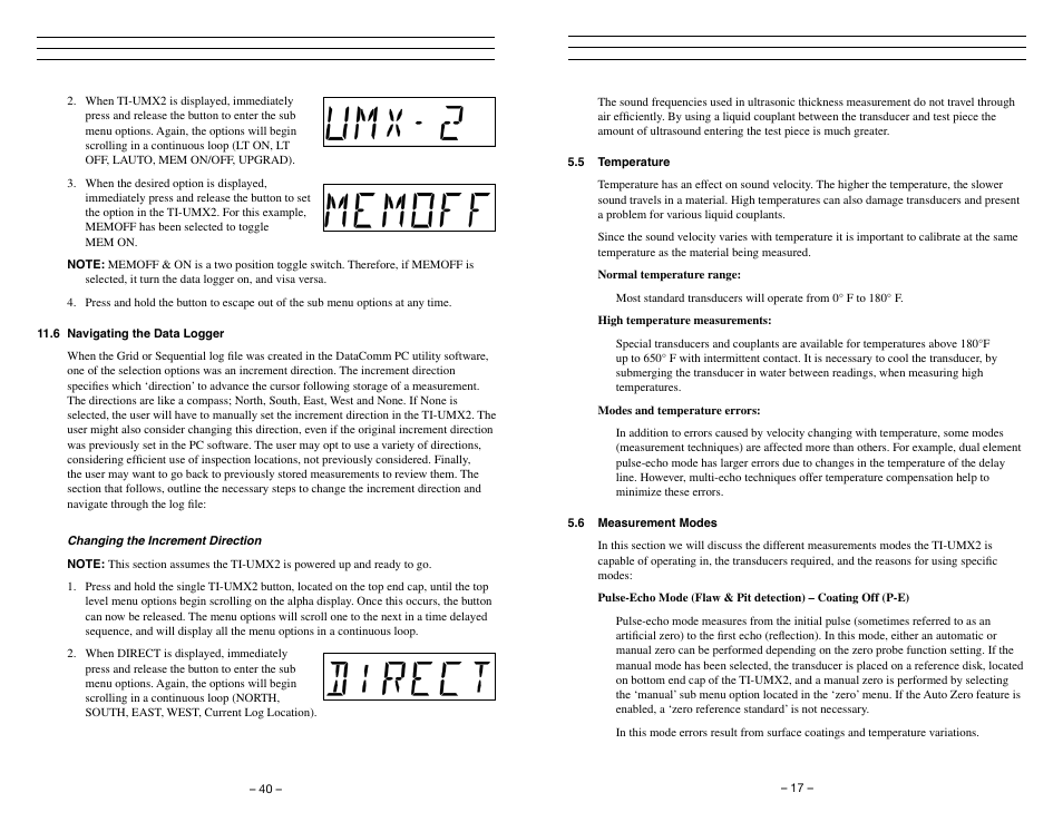 Checkline TI-UMX2 User Manual | Page 17 / 29