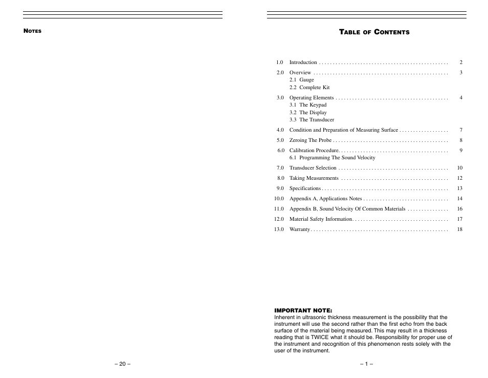 Checkline TI-25P User Manual | 11 pages