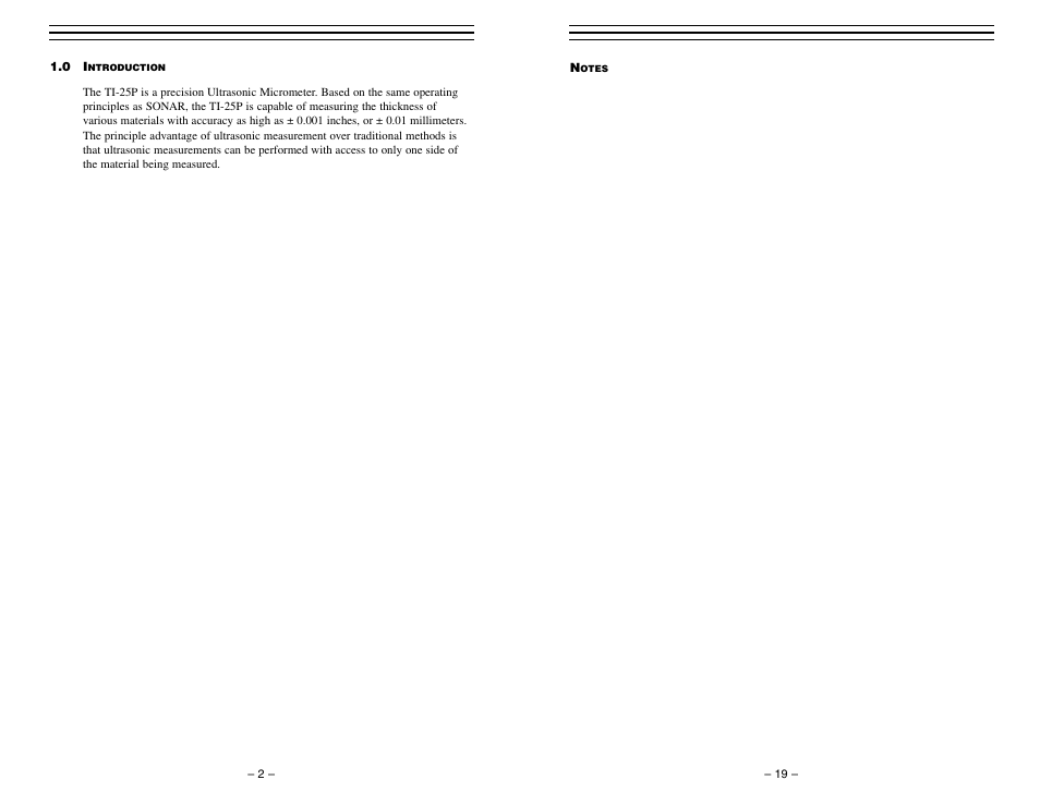 Checkline TI-25P User Manual | Page 2 / 11