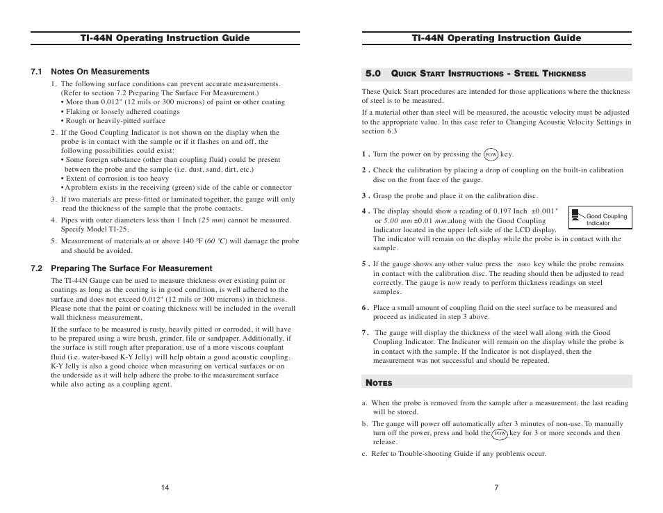 Checkline TI-44N User Manual | Page 7 / 11