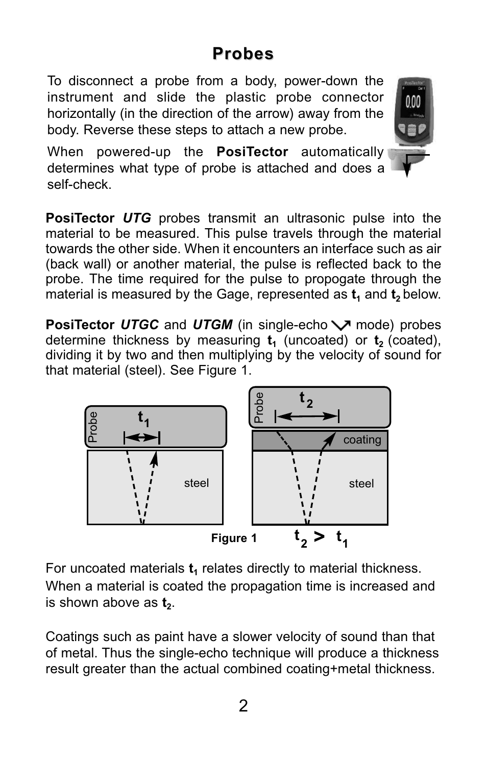 Probes | Checkline PT-UTG User Manual | Page 3 / 13