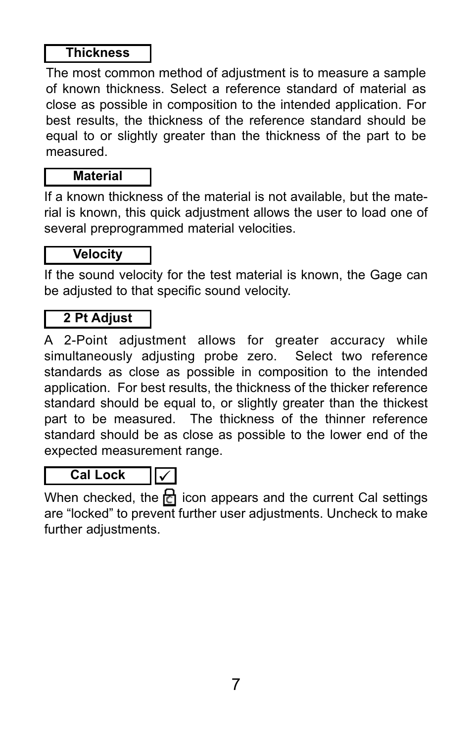 Checkline PT-UTG User Manual | Page 8 / 13