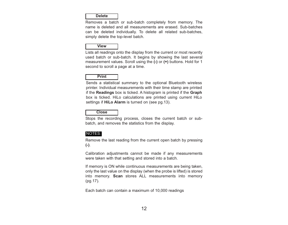 Checkline 6000TCX Series User Manual | Page 11 / 21
