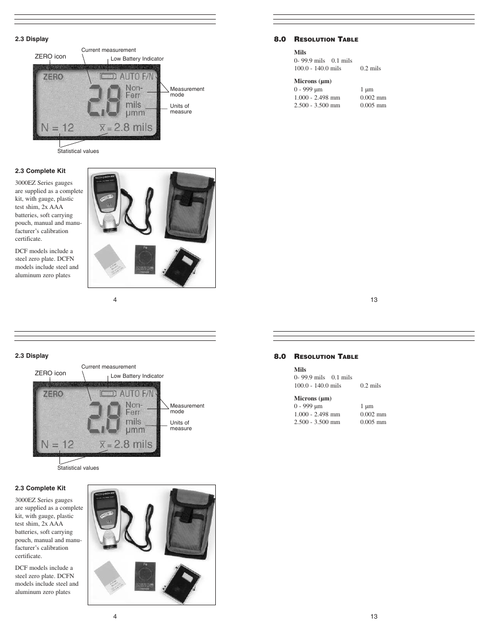 Checkline 3000EZ Series User Manual | Page 4 / 9