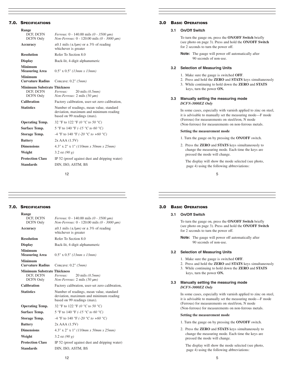 Checkline 3000EZ Series User Manual | Page 5 / 9