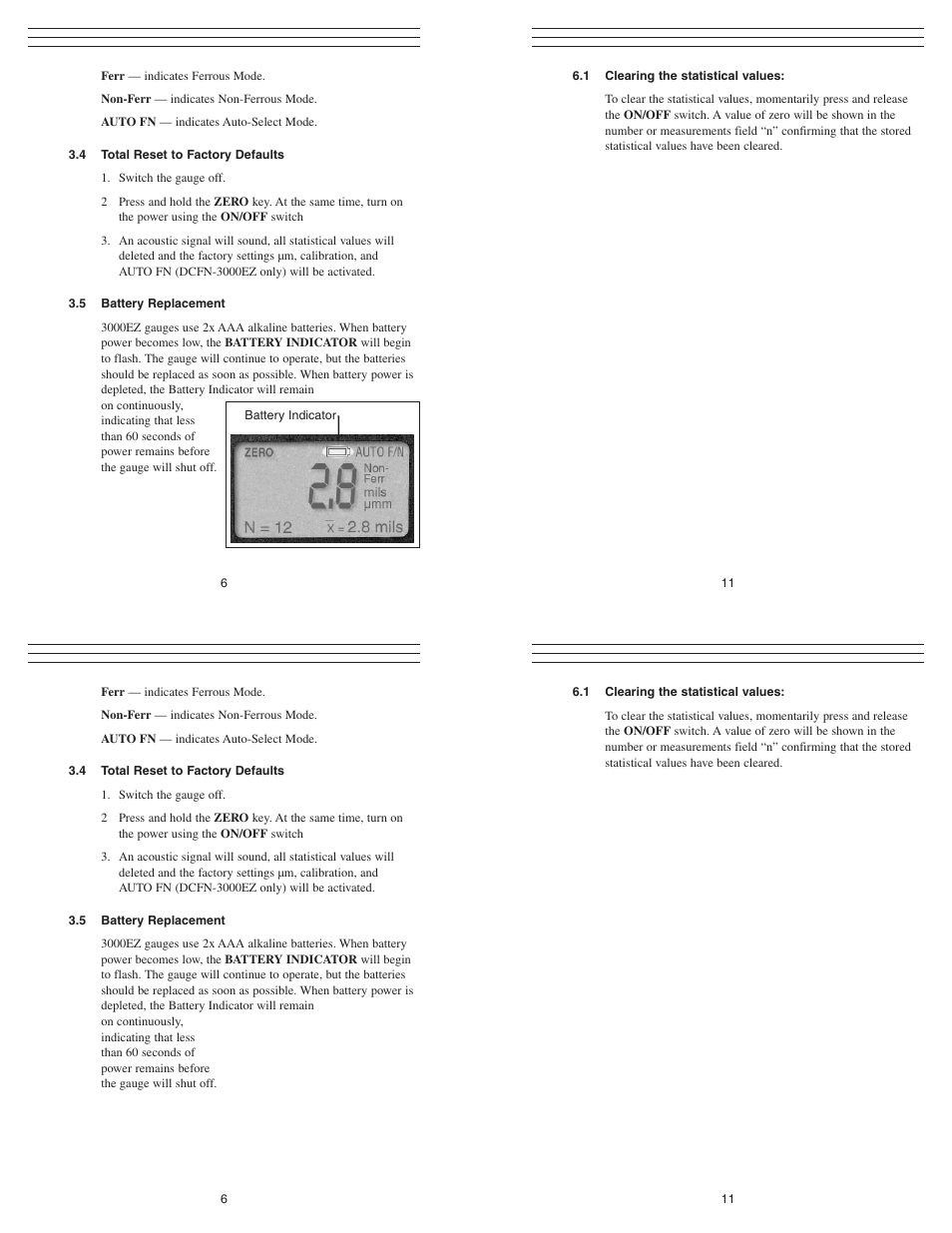 Checkline 3000EZ Series User Manual | Page 6 / 9