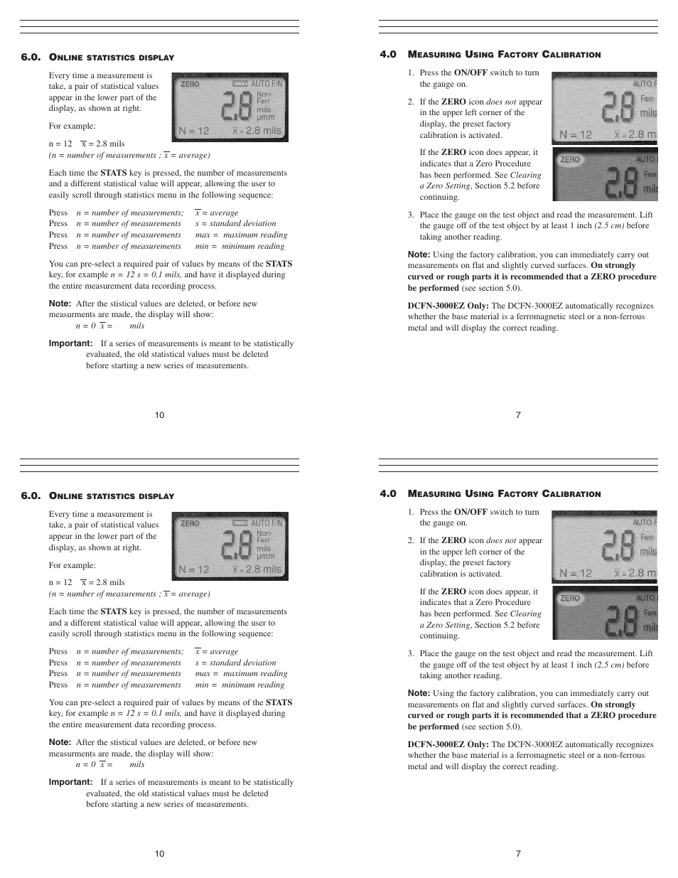 Checkline 3000EZ Series User Manual | Page 7 / 9