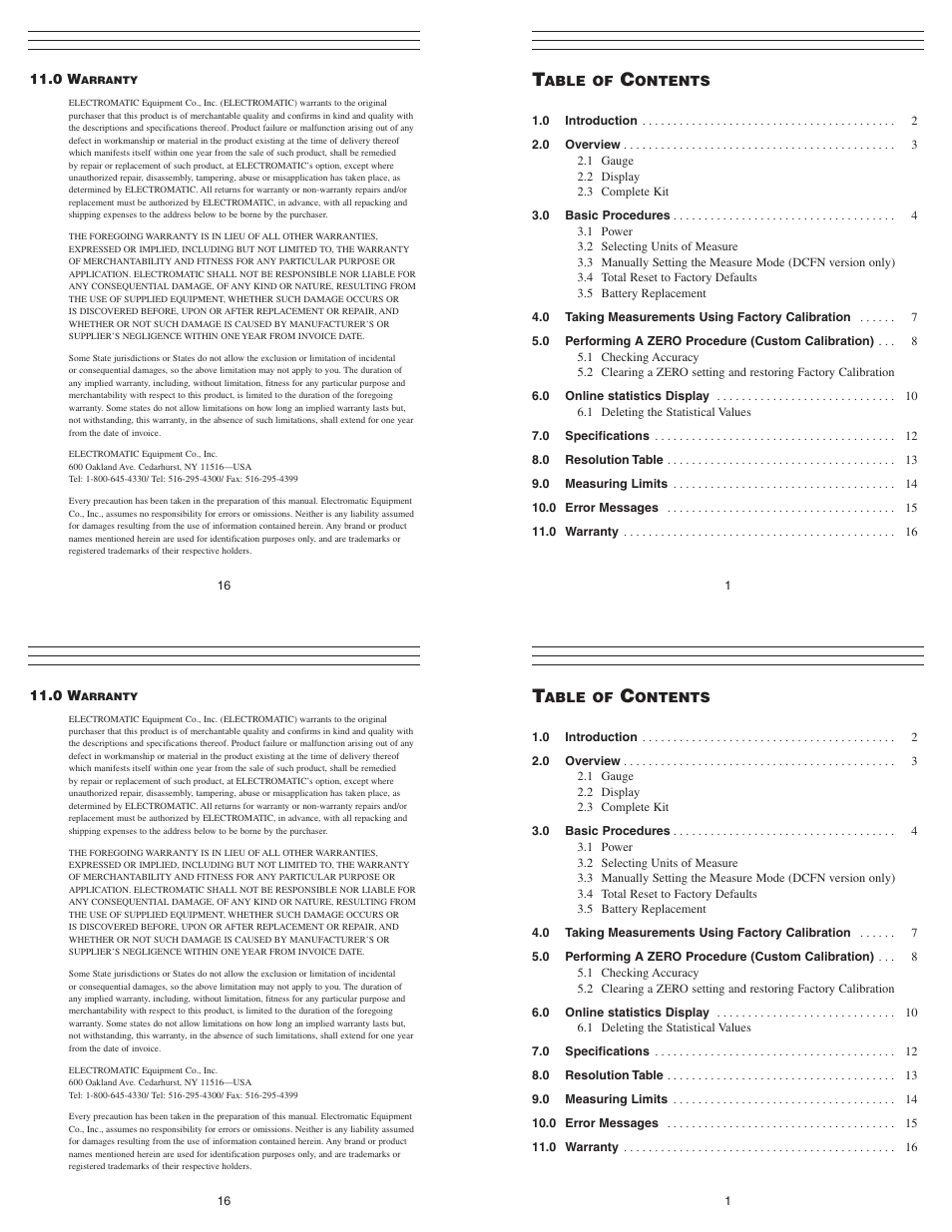 Checkline 3000EZ-E Series User Manual | 9 pages