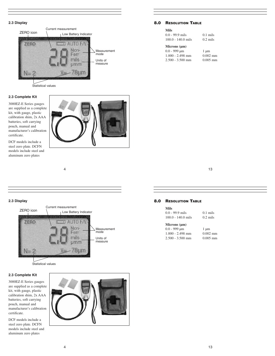 Checkline 3000EZ-E Series User Manual | Page 4 / 9